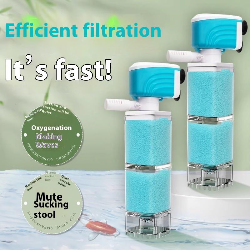 Automatic Aquarium Filter System Fish Tank Built-In Filter Oxygenated Water Circulation Anti Backflow Water Filter Products A1
Automatic Aquarium Filter System Fish Tank Built-In Filter Oxygenated Water Circulation Anti Backflow Water Filter Products A1