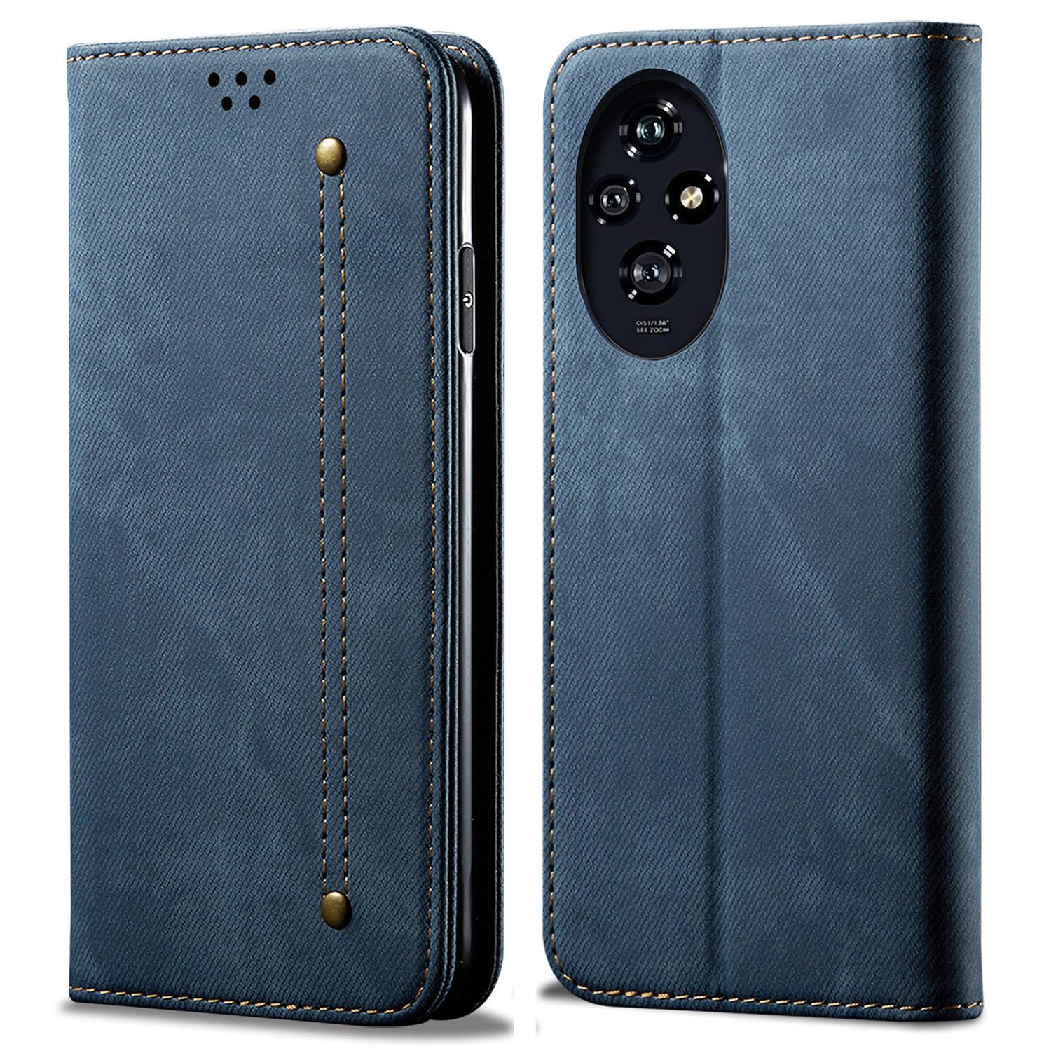 For Honor 200 Pro 5G Case Leather Jeans Cloth Texture Phone Cover Magnetic Absorption Blue
For Honor 200 Pro 5G Case Leather Jeans Cloth Texture Phone Cover Magnetic Absorption Blue