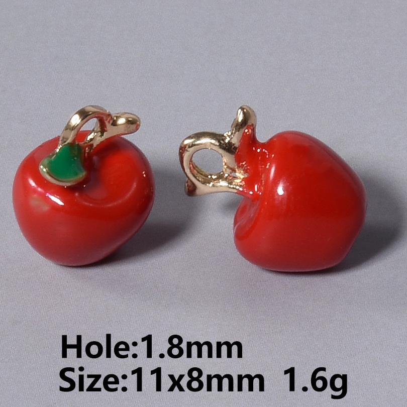 2pcs Fashion Enamel Charm Flower Star Apple Cherry Cake Pendants For Jewelry Making Supplies Handmade Women Accessories Material
2pcs Fashion Enamel Charm Flower Star Apple Cherry Cake Pendants For Jewelry Making Supplies Handmade Women Accessories Material
