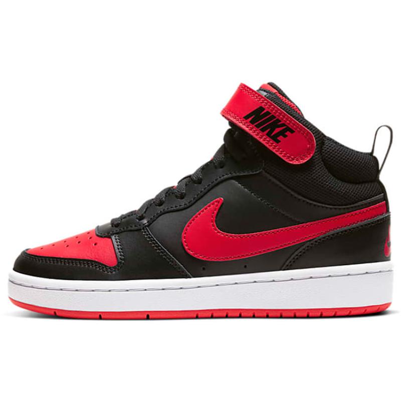 Nike Court Borough Mid 2 Black University Red GS Sneakers CD7782-003 36
Nike Court Borough Mid 2 Black University Red GS Sneakers CD7782-003 36