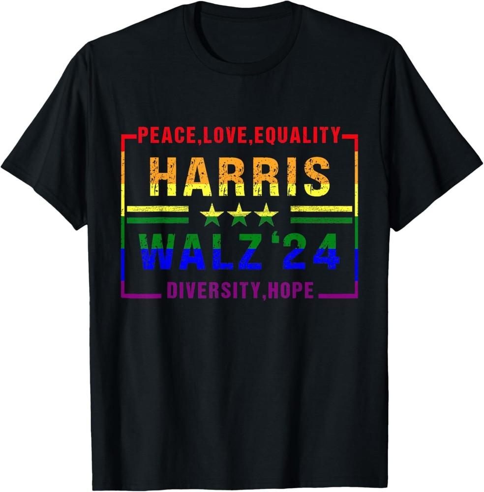 Kamala Harris Tim Walz 2024 Peace LGBT Harris Walz Waltz T-Shirt Unisex T-Shirt XXL
Kamala Harris Tim Walz 2024 Peace LGBT Harris Walz Waltz T-Shirt Unisex T-Shirt XXL