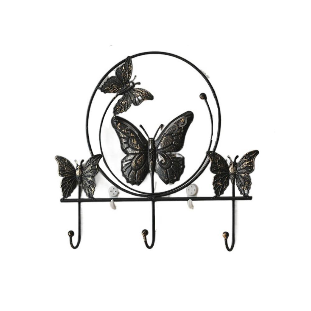 INS Butterfly Wall Hooks Nordic Style Metal Storage Rack Light Luxury Hanging Key Holder Home Style 8
INS Butterfly Wall Hooks Nordic Style Metal Storage Rack Light Luxury Hanging Key Holder Home Style 8