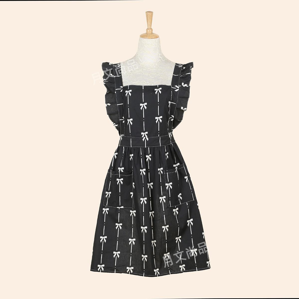 Apron cute princess style wear small floral apron fashion thin high value work clothes
Apron cute princess style wear small floral apron fashion thin high value work clothes