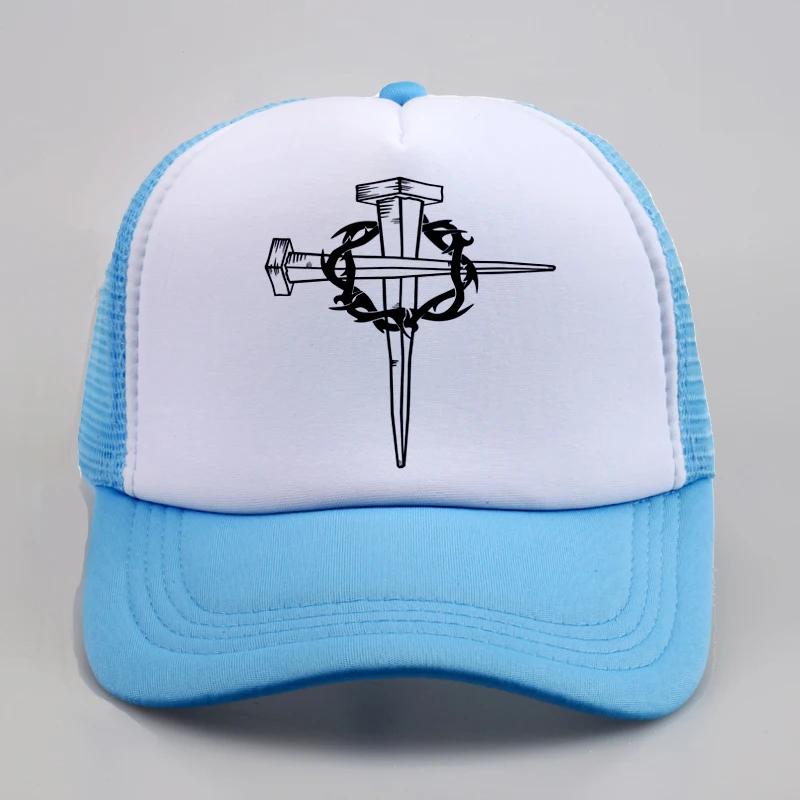 New Brand fashion Unisex Jesus Christ cross Print Baseball caps Summer outdoor moveUnisext Unisex Women mesh Trucker Cap Ha
New Brand fashion Unisex Jesus Christ cross Print Baseball caps Summer outdoor moveUnisext Unisex Women mesh Trucker Cap Ha