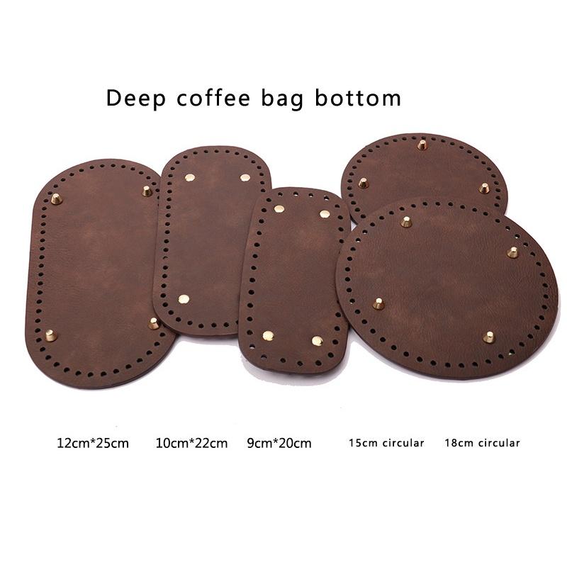 1PC Handmade DIY Imitation Leather Bag Bottom With High Quality Leather Oval Circular Bottom Base For Knitting Accessories 8X18cm кофейный
1PC Handmade DIY Imitation Leather Bag Bottom With High Quality Leather Oval Circular Bottom Base For Knitting Accessories 8X18cm кофейный