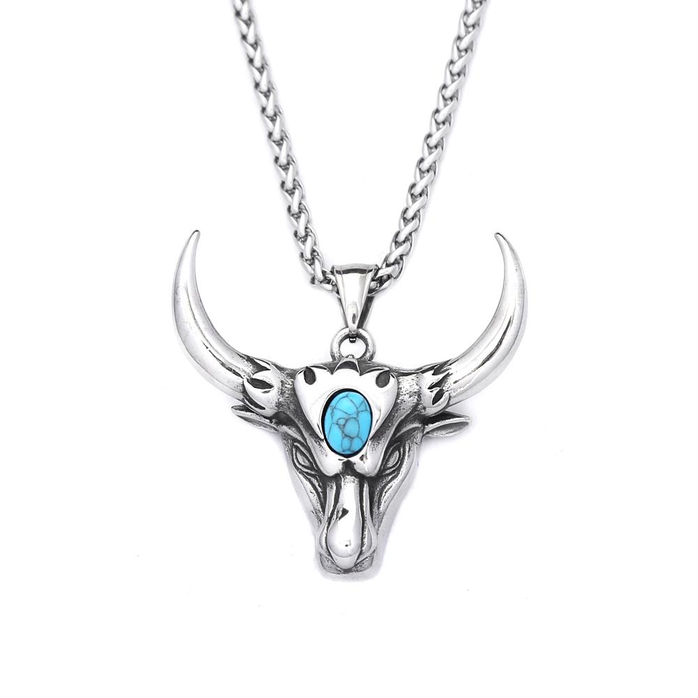 Vintage 316L Stainless Steel Bull Head Pendant Necklace for Men Women Hip Hop Fashion Animal Punk Jewelry Amulet Gifts Wholesale 60CM
Vintage 316L Stainless Steel Bull Head Pendant Necklace for Men Women Hip Hop Fashion Animal Punk Jewelry Amulet Gifts Wholesale 60CM