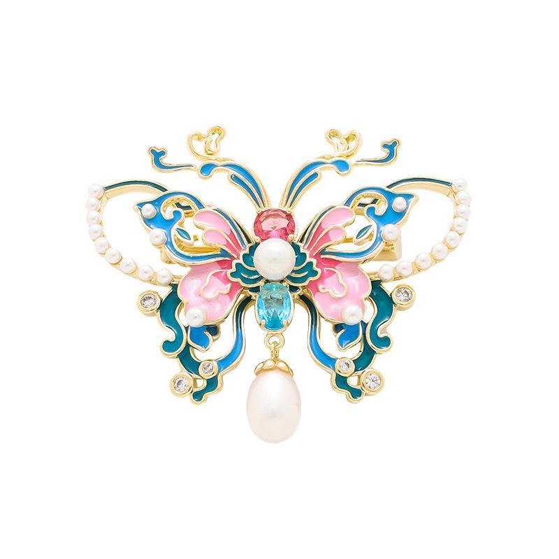 Элегантная ретро-брошь в виде бабочки с жемчугом и эмалью – брошь-заколка для воротника Niche Anti-Exposure
Элегантная ретро-брошь в виде бабочки с жемчугом и эмалью – брошь-заколка для воротника Niche Anti-Exposure