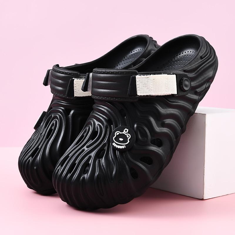 EVA ultra-light new couple fashion bag head hole shoes men s drag women s drag outside wear non-slip bag head slippers 35-36 чорний
EVA ultra-light new couple fashion bag head hole shoes men s drag women s drag outside wear non-slip bag head slippers 35-36 чорний