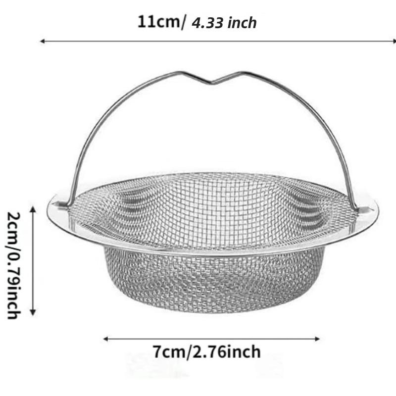 Stainless Steel Kitchen Sink Filter, Sink Garbage Food Residue/Hair Catcher, Sink Strainers for Kitchen Wide 4.5 Inch Diameter
Stainless Steel Kitchen Sink Filter, Sink Garbage Food Residue/Hair Catcher, Sink Strainers for Kitchen Wide 4.5 Inch Diameter