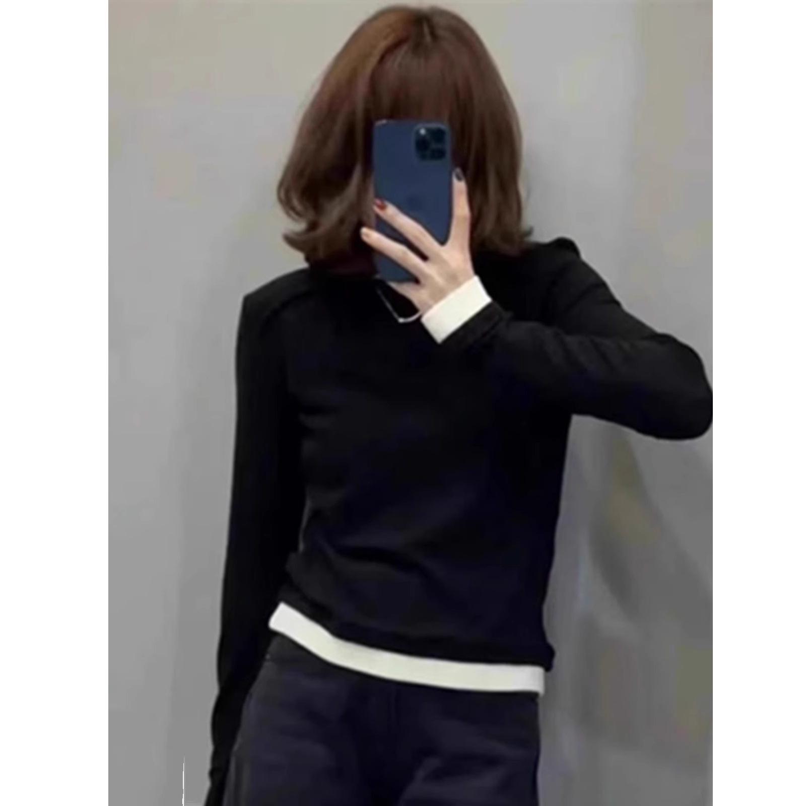 Design Sense Plus Size Color Block Patchwork Layered T-Shirt for Women - Warm Brushed Inner Layer for Autumn/Spring Extra Large чорний
Design Sense Plus Size Color Block Patchwork Layered T-Shirt for Women - Warm Brushed Inner Layer for Autumn/Spring Extra Large чорний