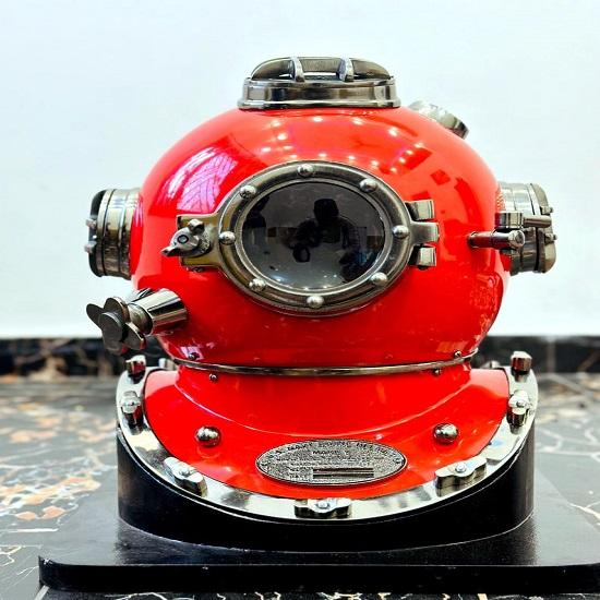 Nautical Diving Helmet Red Coating Finish Deep Sea Divers Nautical Marine Decor Scuba Diving Helmet Best Gift Item
Nautical Diving Helmet Red Coating Finish Deep Sea Divers Nautical Marine Decor Scuba Diving Helmet Best Gift Item