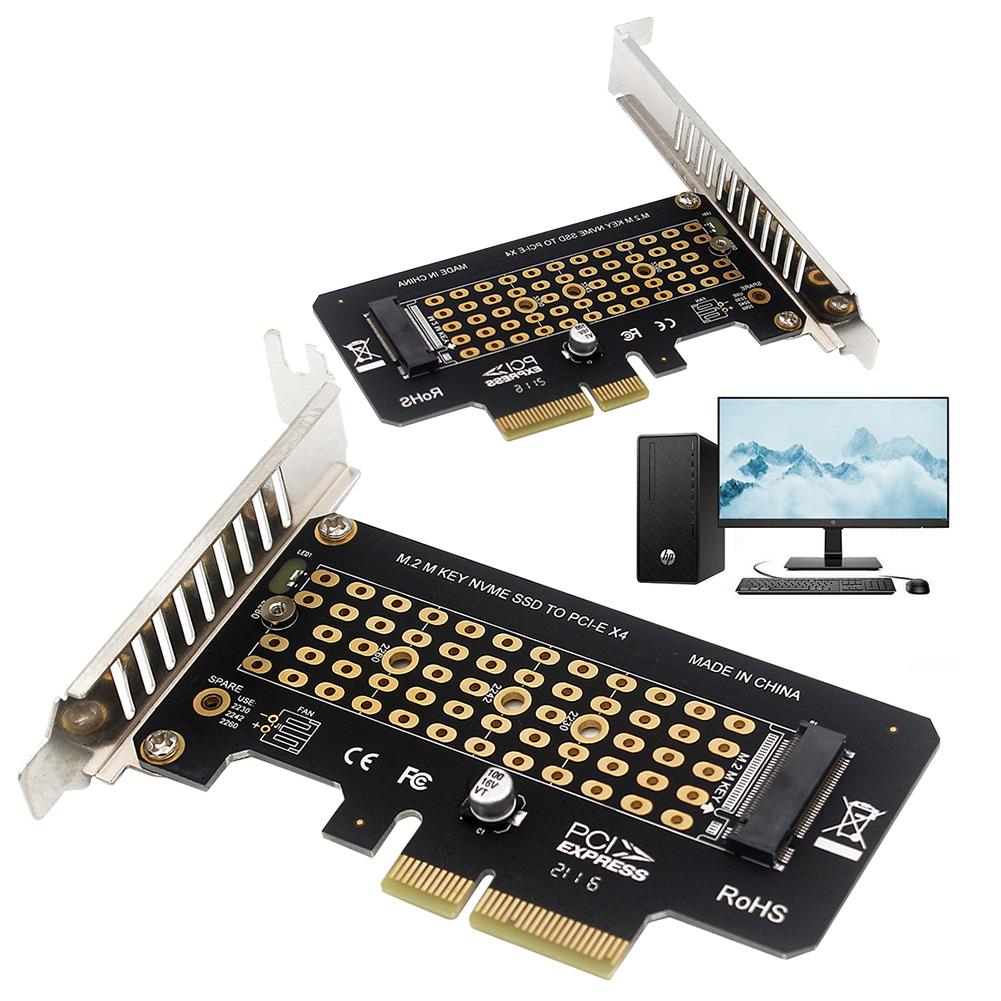 M-key NVME SSD To PCI-EX4 Adapter 32Gbps Full Speed PCI-E GEN4 for 2280/2260/2242/2230 M.2 NVMe SSD
M-key NVME SSD To PCI-EX4 Adapter 32Gbps Full Speed PCI-E GEN4 for 2280/2260/2242/2230 M.2 NVMe SSD