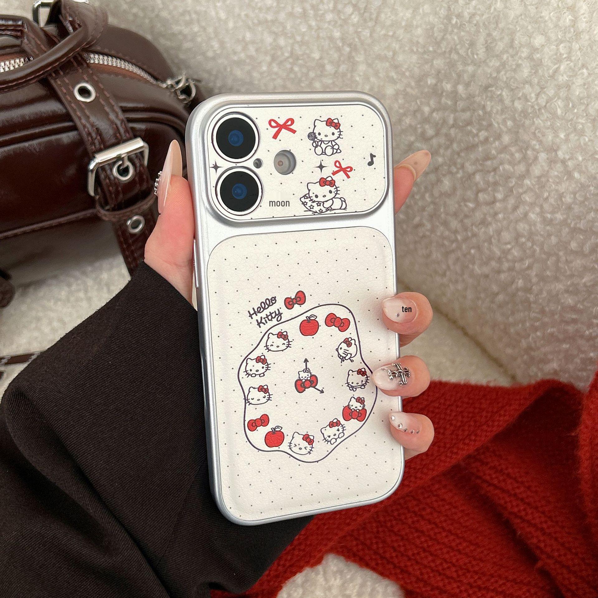 **Kiki Cat Polka Dot Clock iPhone 17/16 Pro Max/15/14 Full Coverage Case for Women** iPhone 15 Pro
**Kiki Cat Polka Dot Clock iPhone 17/16 Pro Max/15/14 Full Coverage Case for Women** iPhone 15 Pro