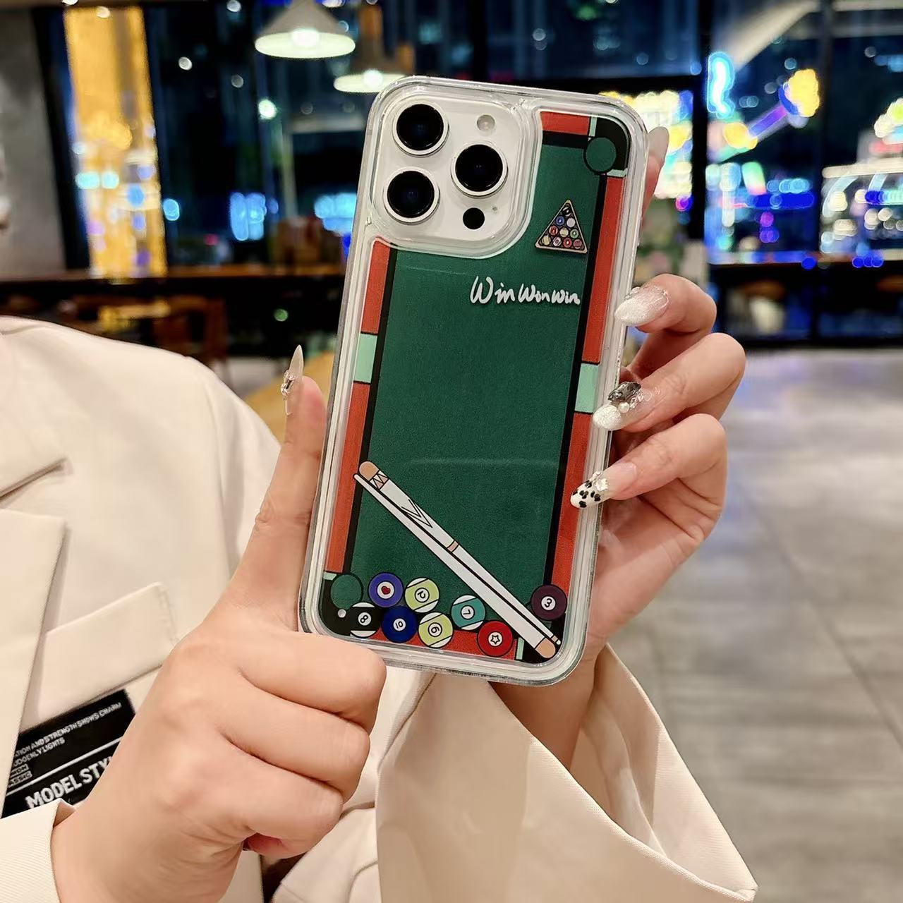 Креативный и персонализированный чехол для мобильного телефона iPhone16Pro Mobile Billiards, защитный чехол для Apple 15/14 Anti-Fall Cover Apple 6G/7G/8G
Креативный и персонализированный чехол для мобильного телефона iPhone16Pro Mobile Billiards, защитный чехол для Apple 15/14 Anti-Fall Cover Apple 6G/7G/8G