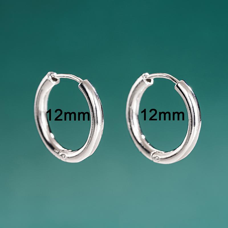 Huitan 6mm/7mm/8mm/9mm/10mm/12mm Hoop Earrings for Women Minimalist Smooth Small Circle Earrings Fashion Versatile Hot
Huitan 6mm/7mm/8mm/9mm/10mm/12mm Hoop Earrings for Women Minimalist Smooth Small Circle Earrings Fashion Versatile Hot