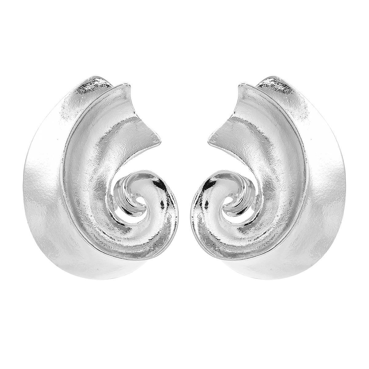 Серьги-перекрестки из сплава Spring для женщин - европейские и американские металлические украшения в стиле нитей серебряный
Серьги-перекрестки из сплава Spring для женщин - европейские и американские металлические украшения в стиле нитей серебряный