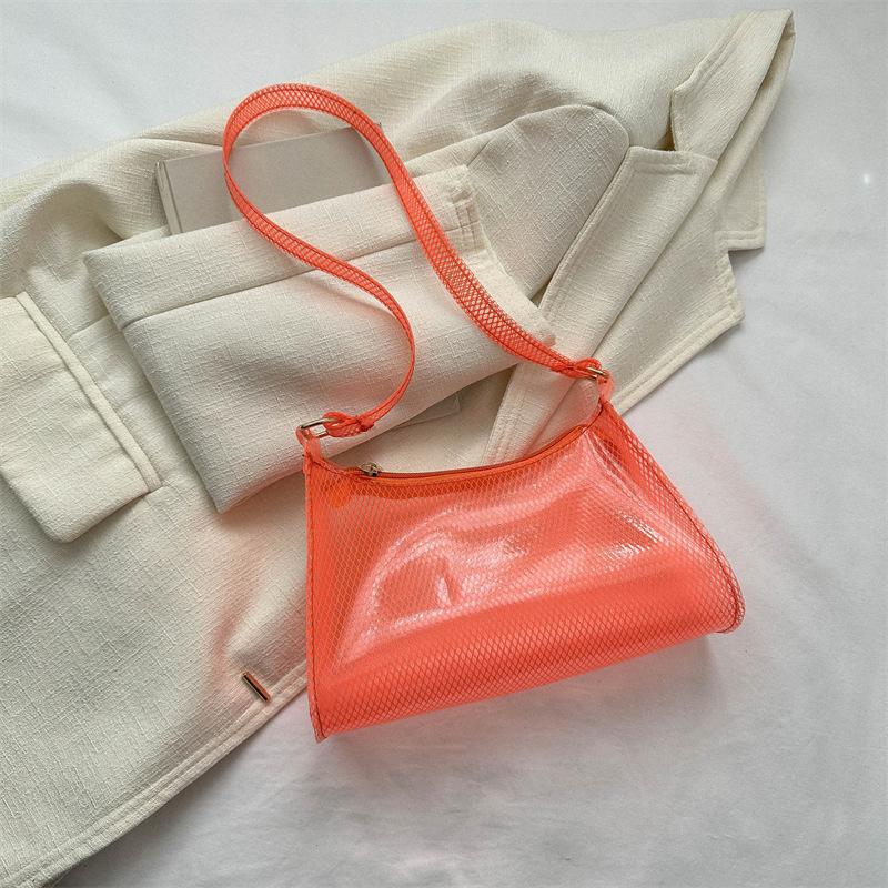 Fashionable PVC Underarm Bag Transparent Shoulder Bag Waterproof Messenger Bag Handbag Phone Bag Women Lipstick Key Storage Bag помаранчевий
Fashionable PVC Underarm Bag Transparent Shoulder Bag Waterproof Messenger Bag Handbag Phone Bag Women Lipstick Key Storage Bag помаранчевий