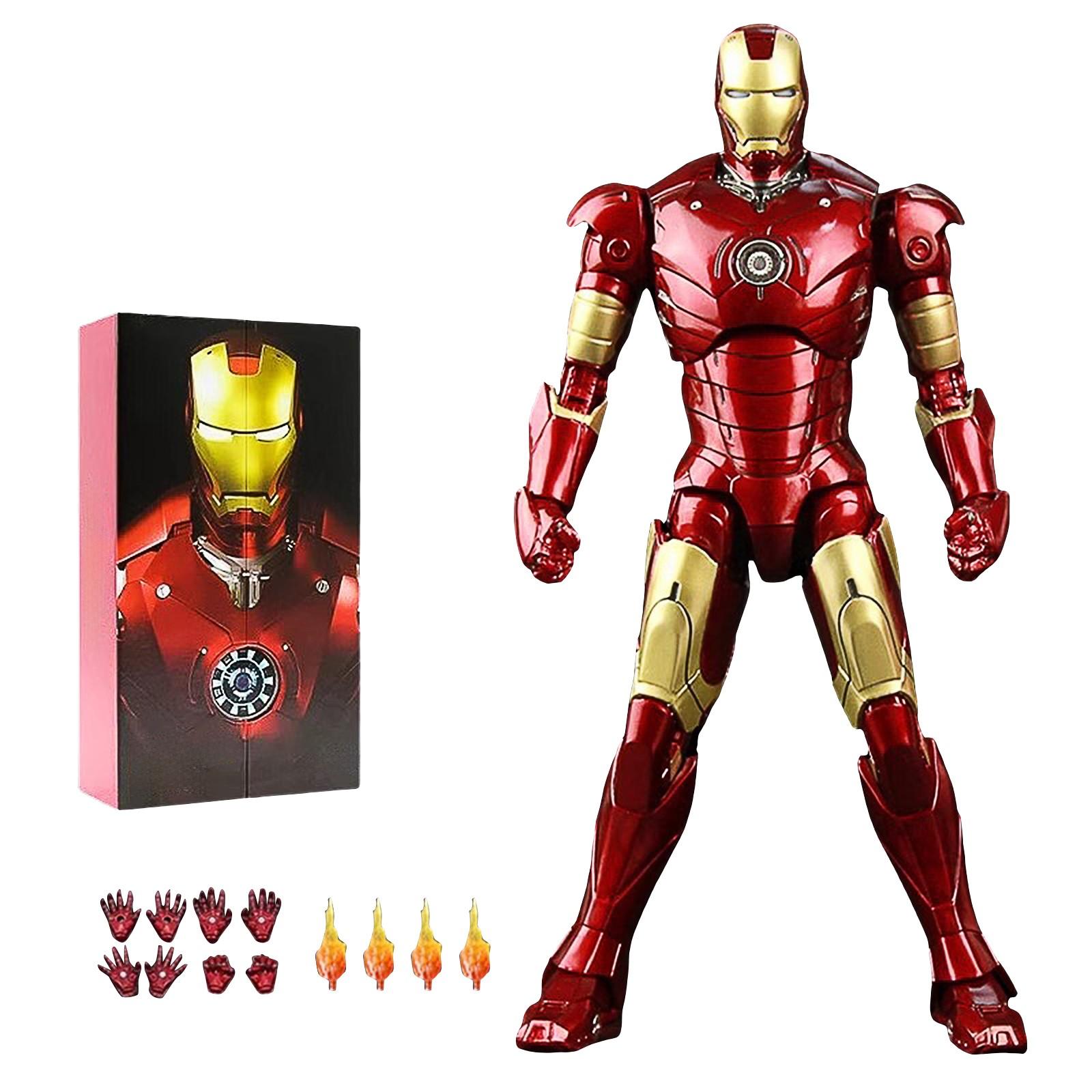 Fully Articulated Collectible Action Figure Metal Coated Hero Robot Model with Interchangeable Hands and Flame Effects for Display One Size
Fully Articulated Collectible Action Figure Metal Coated Hero Robot Model with Interchangeable Hands and Flame Effects for Display One Size