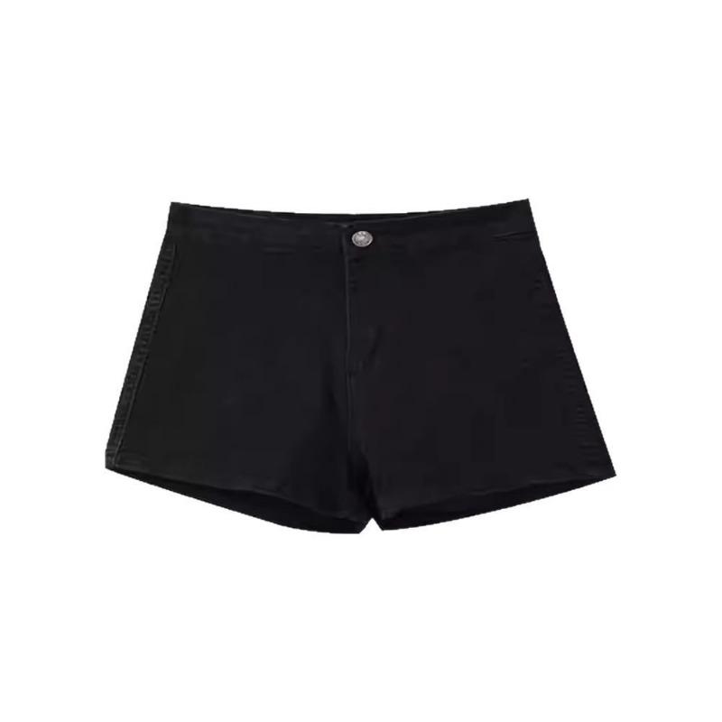 Black Shorts Women s Outer Wear Summer New Style High-waisted Hottie Skinny Jeans Hip-covering Ultra-short Hot Pants L чёрный
Black Shorts Women s Outer Wear Summer New Style High-waisted Hottie Skinny Jeans Hip-covering Ultra-short Hot Pants L чёрный