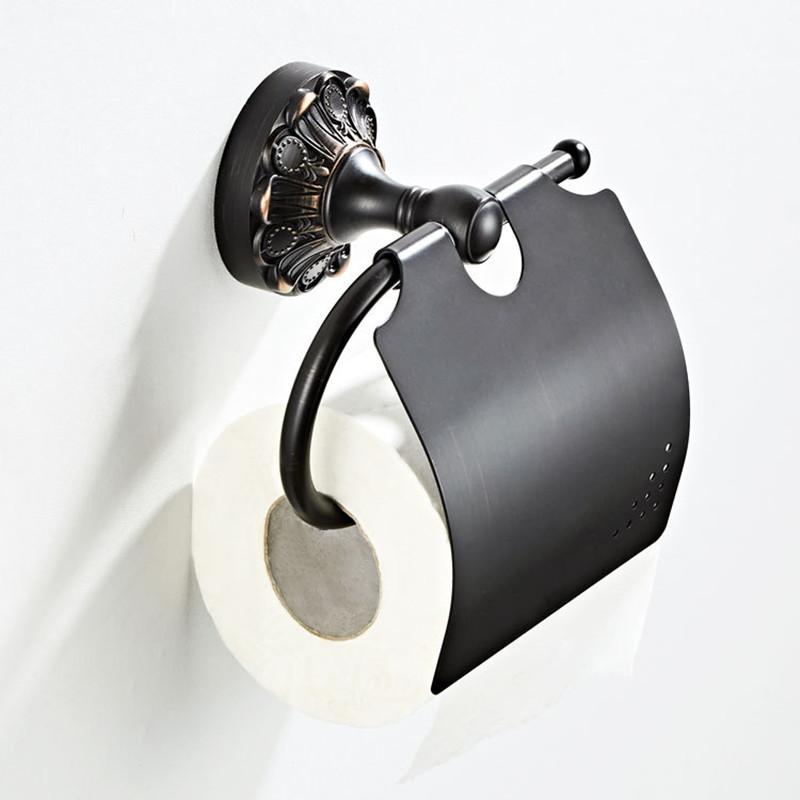black Pattern base Bathroom accessories toilet paper holder European style retro paper towel holder Waterproof screen чорний
black Pattern base Bathroom accessories toilet paper holder European style retro paper towel holder Waterproof screen чорний