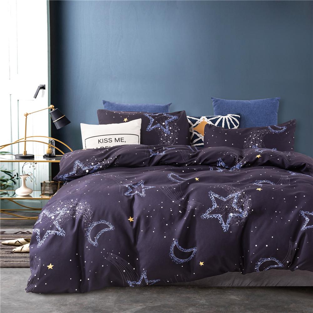 3pcs Set Blue Starry Sky Duvet Cover Bedding Set Double Bed Duvet Cover Twin King Size Bed Constellation Pattern Bed Sheet Set 135x200cm
3pcs Set Blue Starry Sky Duvet Cover Bedding Set Double Bed Duvet Cover Twin King Size Bed Constellation Pattern Bed Sheet Set 135x200cm