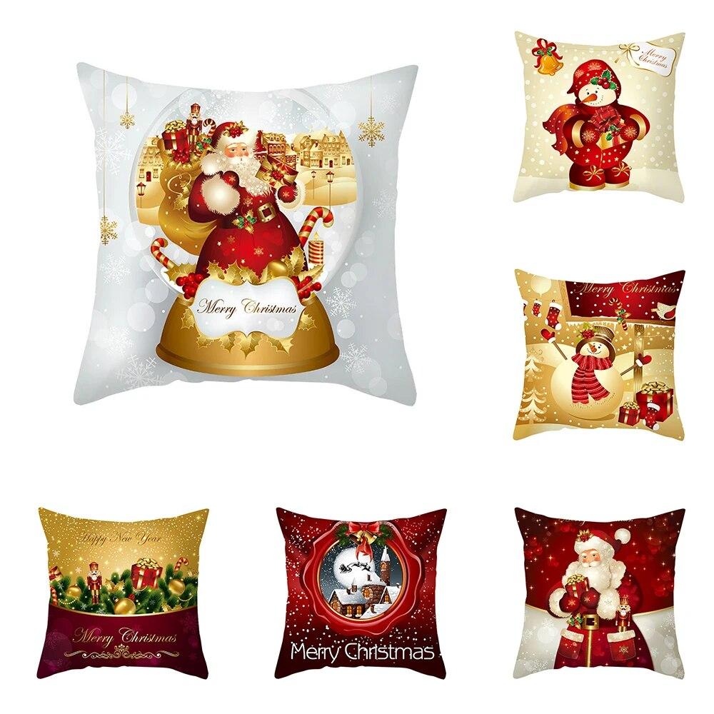 Чехол на подушку с принтом Санта-Клауса для дома, гостиной, дивана, квадратная полиэстеровая наволочка
Чехол на подушку с принтом Санта-Клауса для дома, гостиной, дивана, квадратная полиэстеровая наволочка