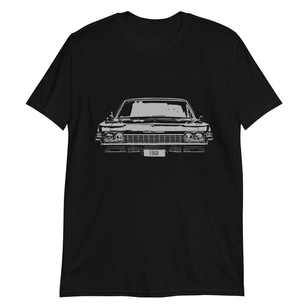 Футболка унісекс з коротким рукавом і класичним автомобілем Chevy Impala 1968 року XXXXXL чорний
Футболка унісекс з коротким рукавом і класичним автомобілем Chevy Impala 1968 року XXXXXL чорний