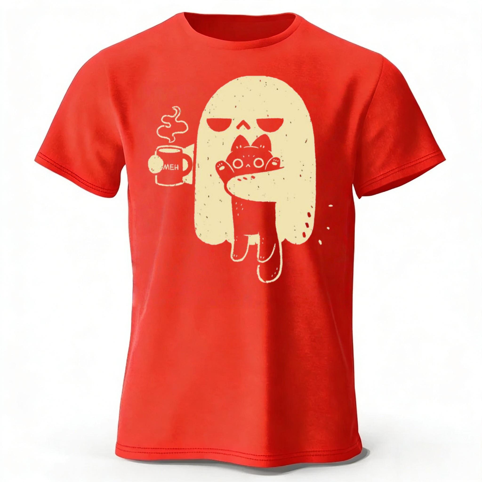 Special Coffee Loving Kitten Printed Cotton T-shirt Men Loose Oversized Short Sleeves T-shirt for Casual Daily Wear XXXL червоний
Special Coffee Loving Kitten Printed Cotton T-shirt Men Loose Oversized Short Sleeves T-shirt for Casual Daily Wear XXXL червоний