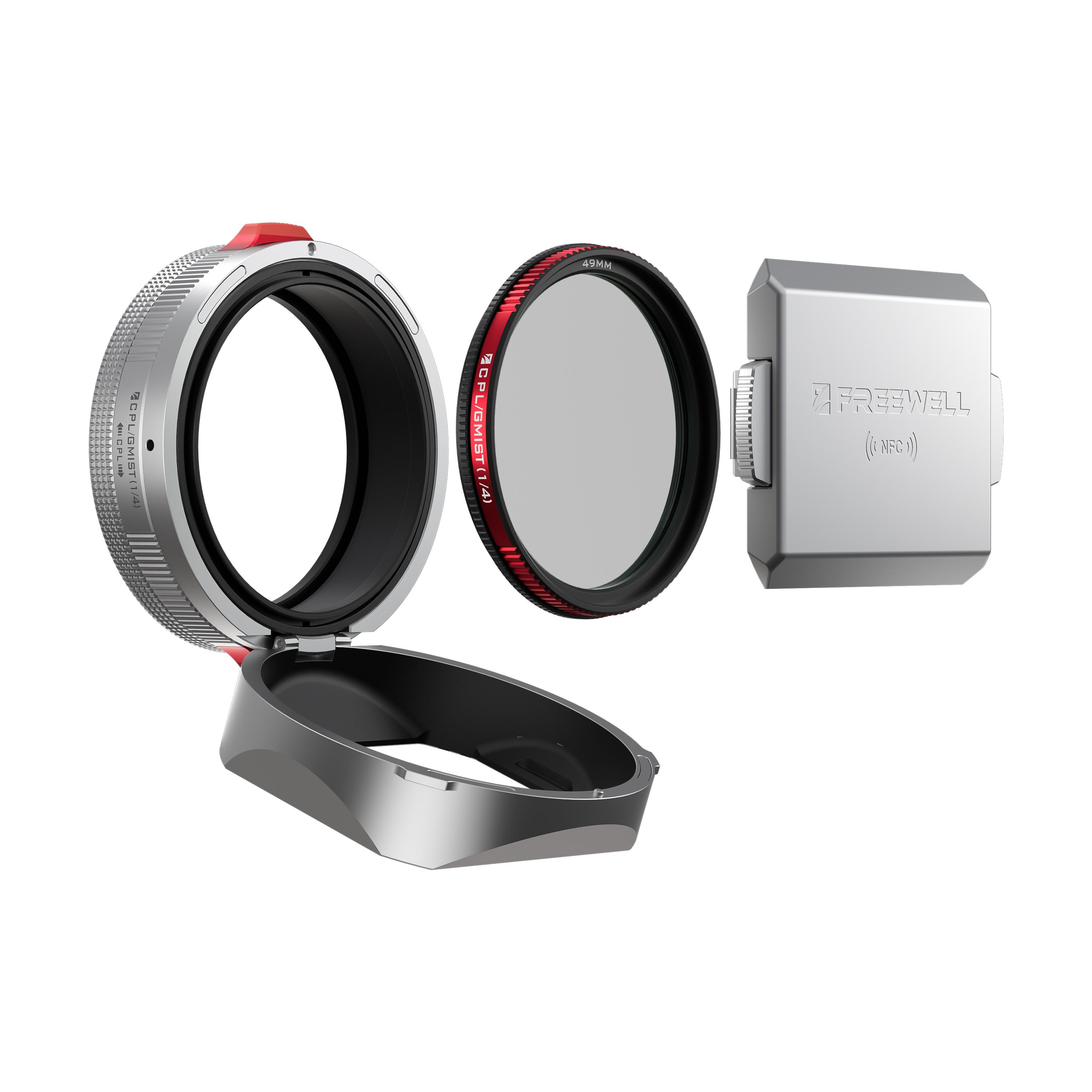 Freewell Real Lens Hood for Fuji X100 Series With Hybrid CPL/Black Mist Filter, Flipable Design,Touchless Adjustment Accessories срібний
Freewell Real Lens Hood for Fuji X100 Series With Hybrid CPL/Black Mist Filter, Flipable Design,Touchless Adjustment Accessories срібний