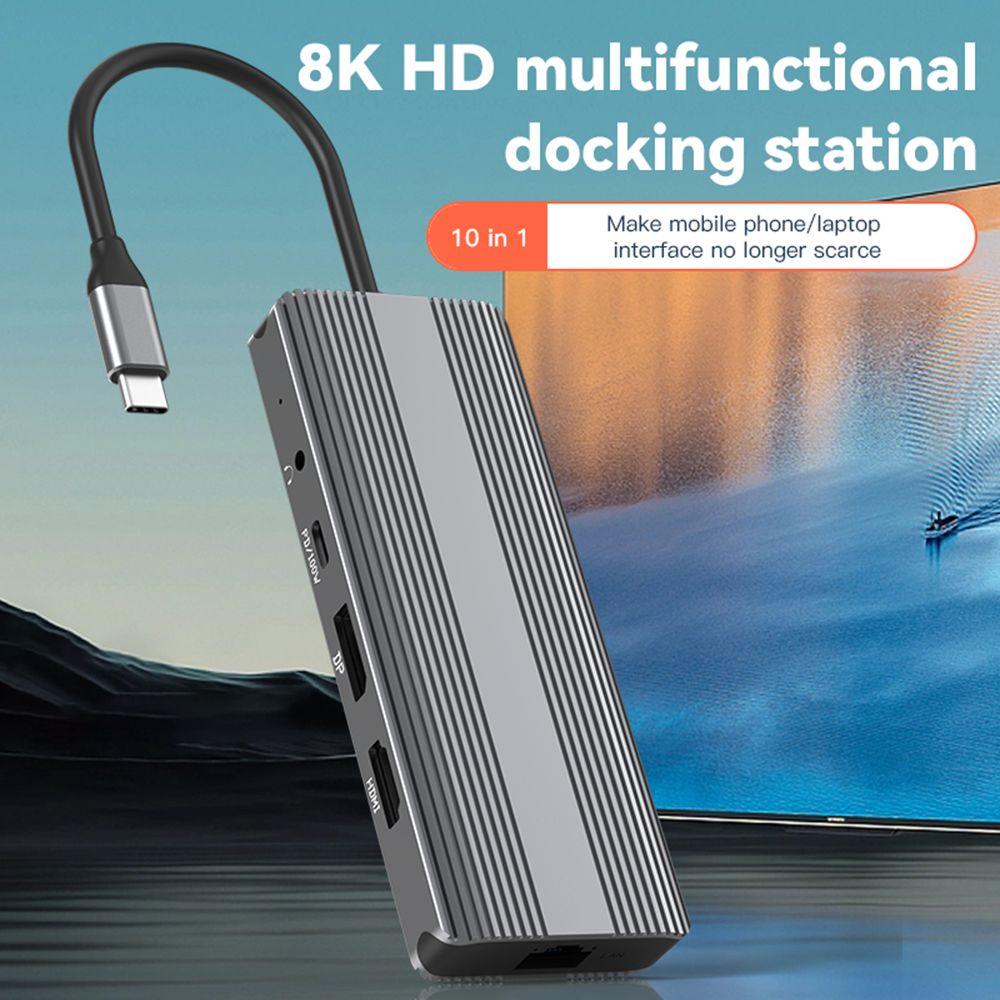 Устройство чтения SD-карт USB 3.0 PD Зарядка 8K DP HDMI USB-концентратор Type-C Док-станция Gigabit Ethernet
Устройство чтения SD-карт USB 3.0 PD Зарядка 8K DP HDMI USB-концентратор Type-C Док-станция Gigabit Ethernet