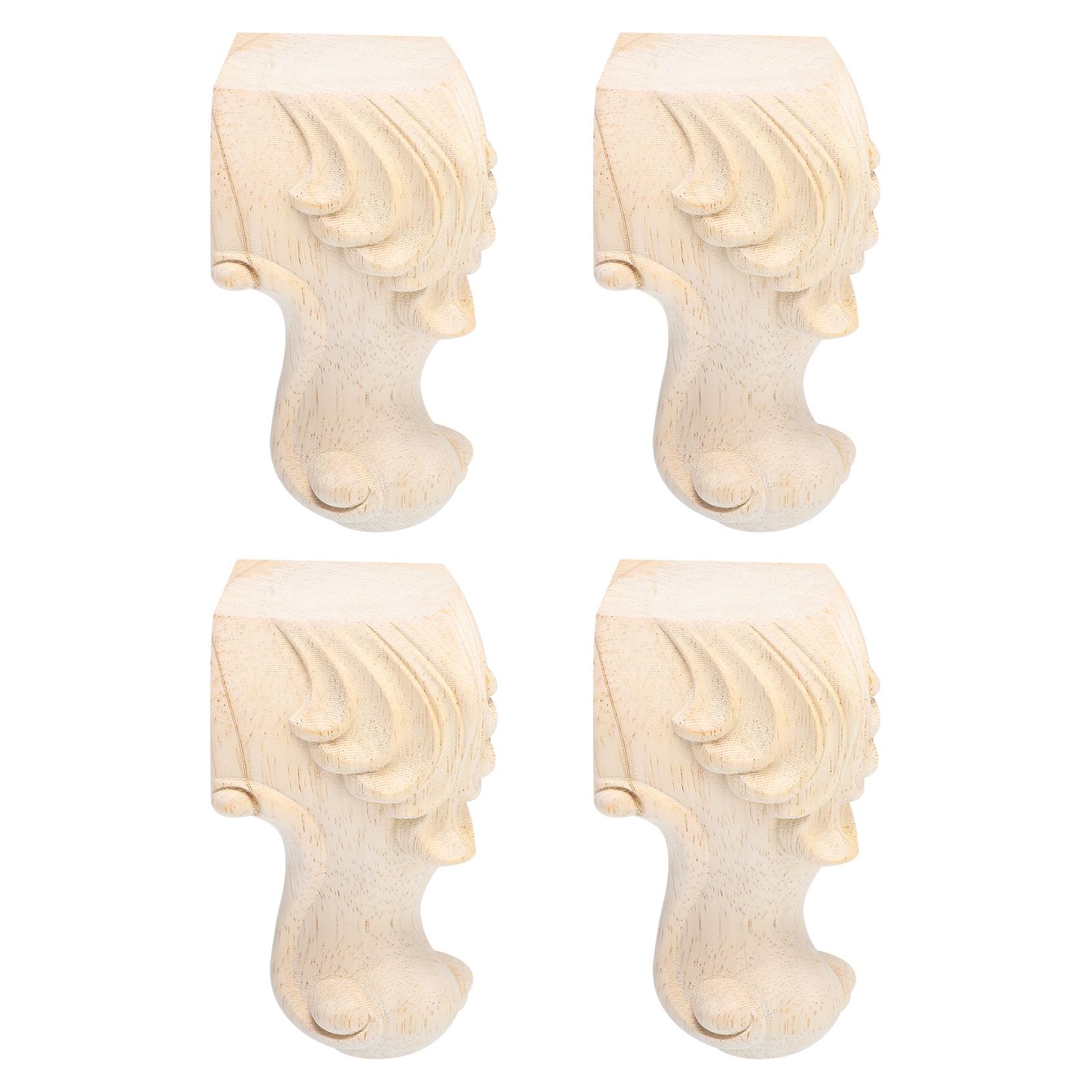 4pcs European Style Wooden Table Legs Original Wood Pattern High Bearing Strength Furniture Feet for Dresser End Table
4pcs European Style Wooden Table Legs Original Wood Pattern High Bearing Strength Furniture Feet for Dresser End Table