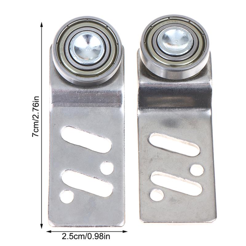 1Pair Stainless Steel Sliding Door Pulley Heavy-Duty Angled Sliding Door Runner With Steel Ball Bearings Hardware Track System
1Pair Stainless Steel Sliding Door Pulley Heavy-Duty Angled Sliding Door Runner With Steel Ball Bearings Hardware Track System