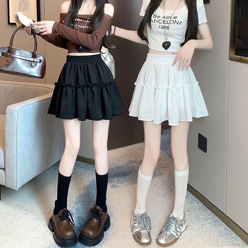 Spring 2024 High-Waist A-Line White Skirt - College Style, Hip-Covering, Casual Puffy Design XS чёрный
Spring 2024 High-Waist A-Line White Skirt - College Style, Hip-Covering, Casual Puffy Design XS чёрный