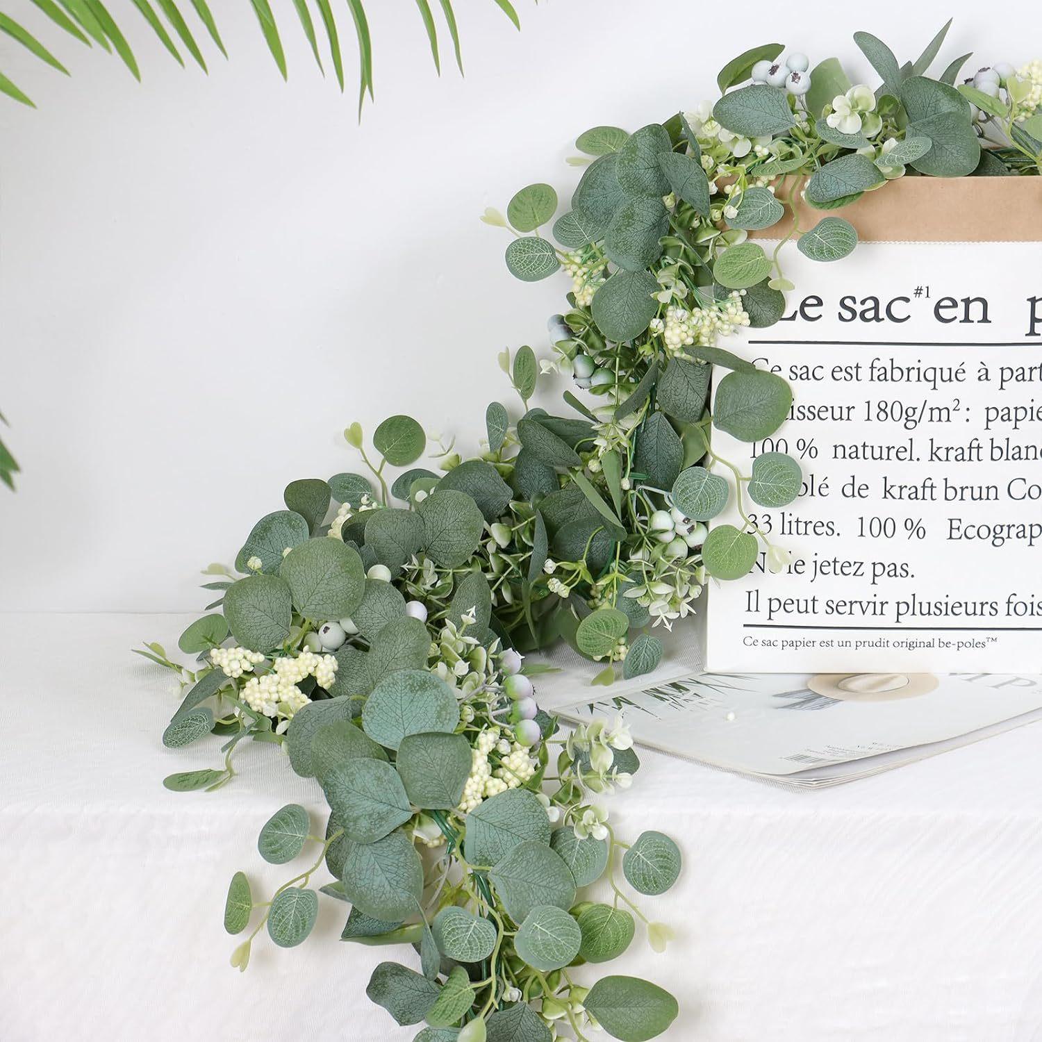 Simulation Eucalyptus Vine Eucalyptus Vine Home Wedding Simulation Green Plant Christmas Decoration Vine
Simulation Eucalyptus Vine Eucalyptus Vine Home Wedding Simulation Green Plant Christmas Decoration Vine