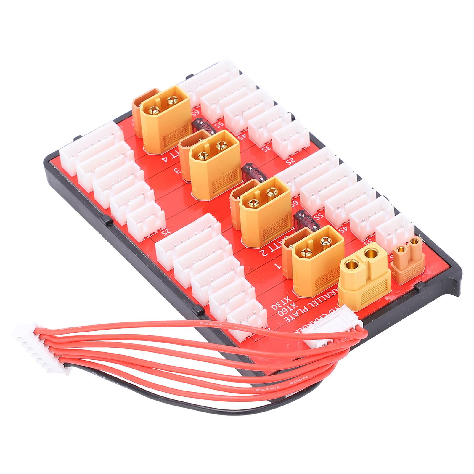 XT60+XT30 2 in 1 Parallel Charging Board Supports 4 Packs 2S6S Lipo Battery for RC Models Spare Part
XT60+XT30 2 in 1 Parallel Charging Board Supports 4 Packs 2S6S Lipo Battery for RC Models Spare Part