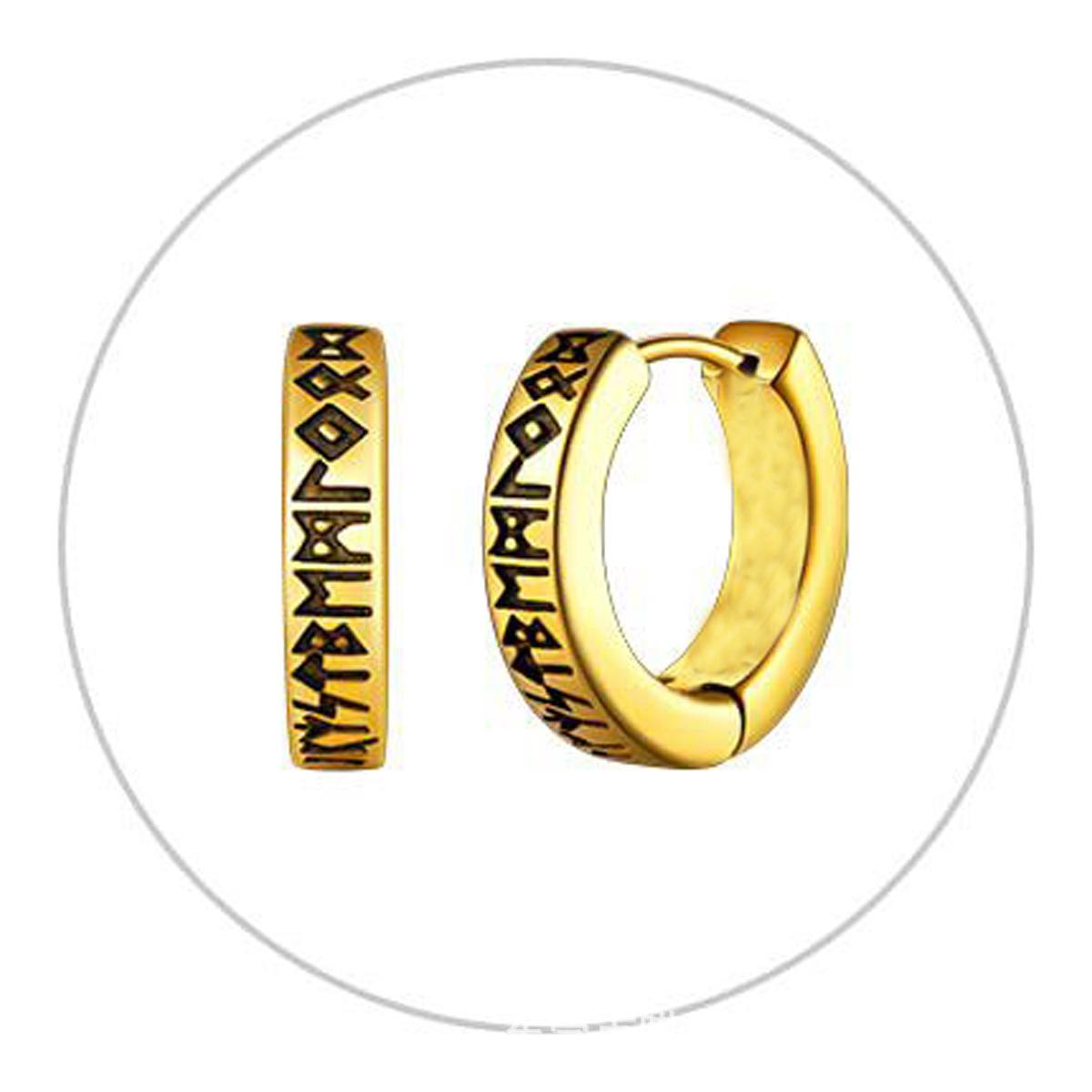 Мужские и женские модные серьги в стиле панк Earrings Gold 1 Pair
Мужские и женские модные серьги в стиле панк Earrings Gold 1 Pair