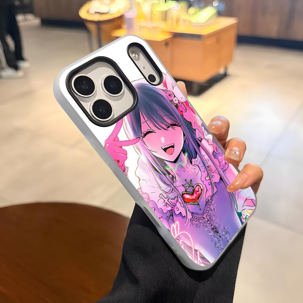 Oshi No Ko Anime Ai Hoshino Phone Case For IPhone 17 Air 16 E 15 14 Plus 13 12 11 Pro Max Jelly 2 In 1 Protective Case iPhone 14 Pro Max
Oshi No Ko Anime Ai Hoshino Phone Case For IPhone 17 Air 16 E 15 14 Plus 13 12 11 Pro Max Jelly 2 In 1 Protective Case iPhone 14 Pro Max