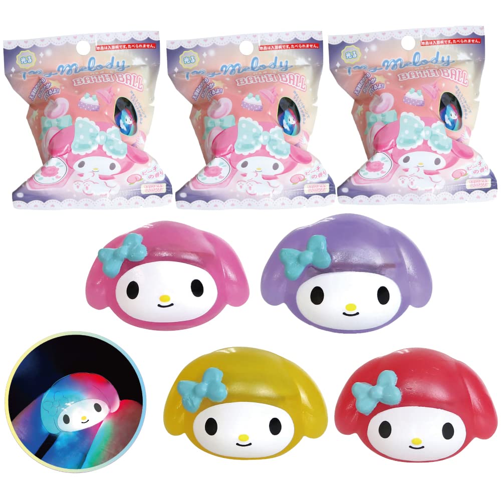 Набор игрушек для ванны Santan Shining My Melody Bath Ball из 3 персонажей, соли для ванны, всего 4 типа
Набор игрушек для ванны Santan Shining My Melody Bath Ball из 3 персонажей, соли для ванны, всего 4 типа