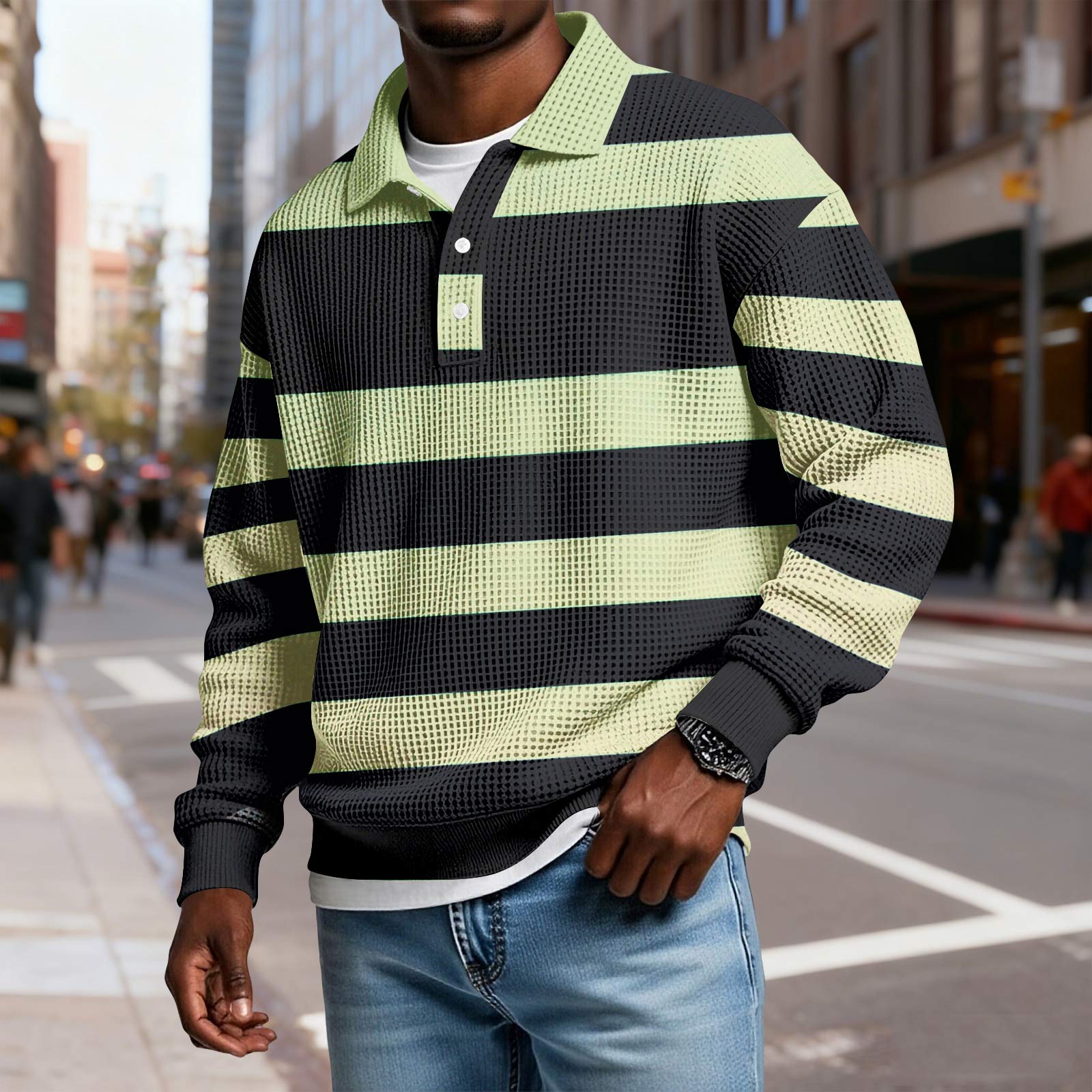 Men s Casual Loose,fitting Top Button,down Collar Long Sleeves XXXL зелений
Men s Casual Loose,fitting Top Button,down Collar Long Sleeves XXXL зелений