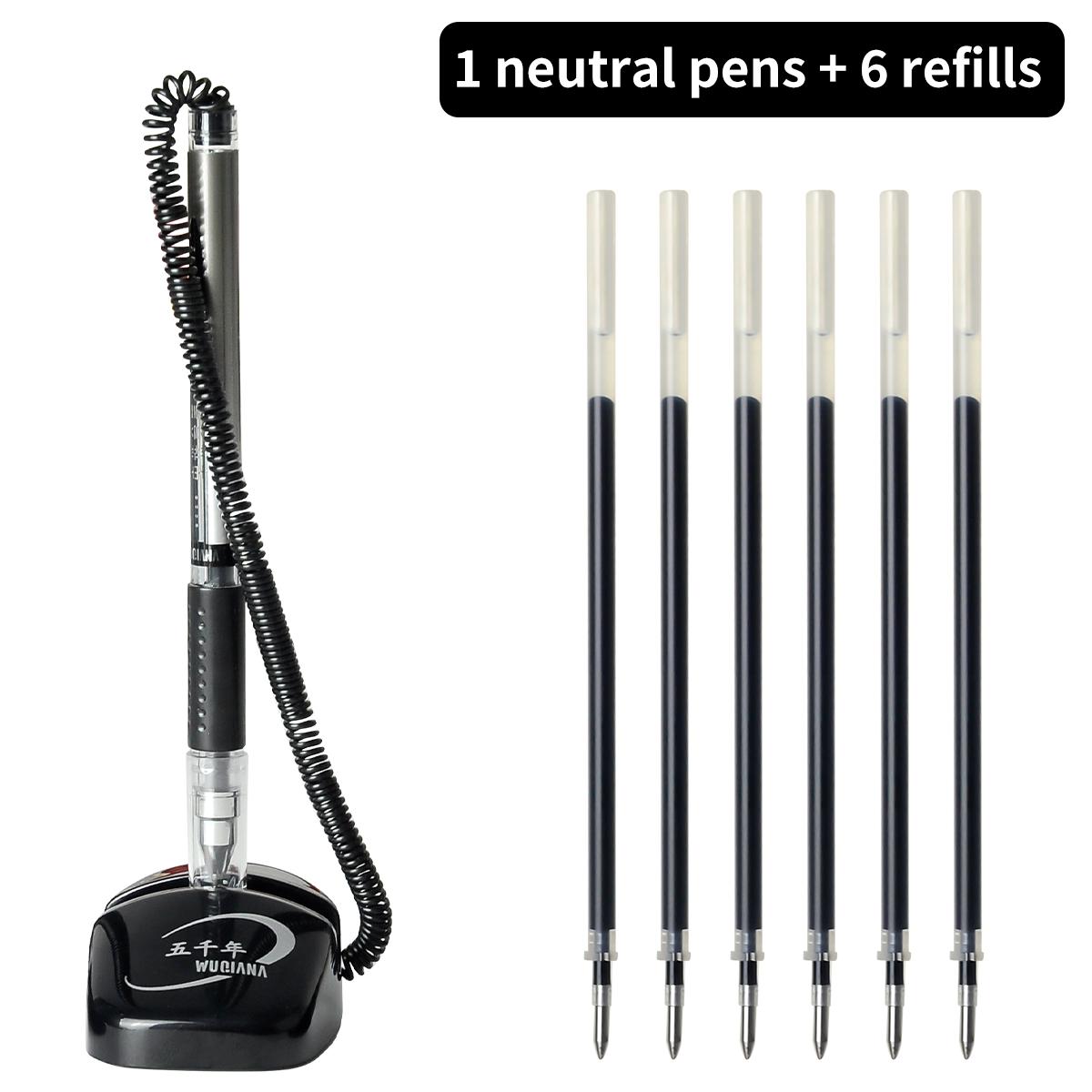 WQN Counter Black Pens Desktop Black Pens Table Bank Black Pens Anti-theft Ink Black Pens Receiving Desktop Pens Black Gel Ink (Black,black) чорний
WQN Counter Black Pens Desktop Black Pens Table Bank Black Pens Anti-theft Ink Black Pens Receiving Desktop Pens Black Gel Ink (Black,black) чорний