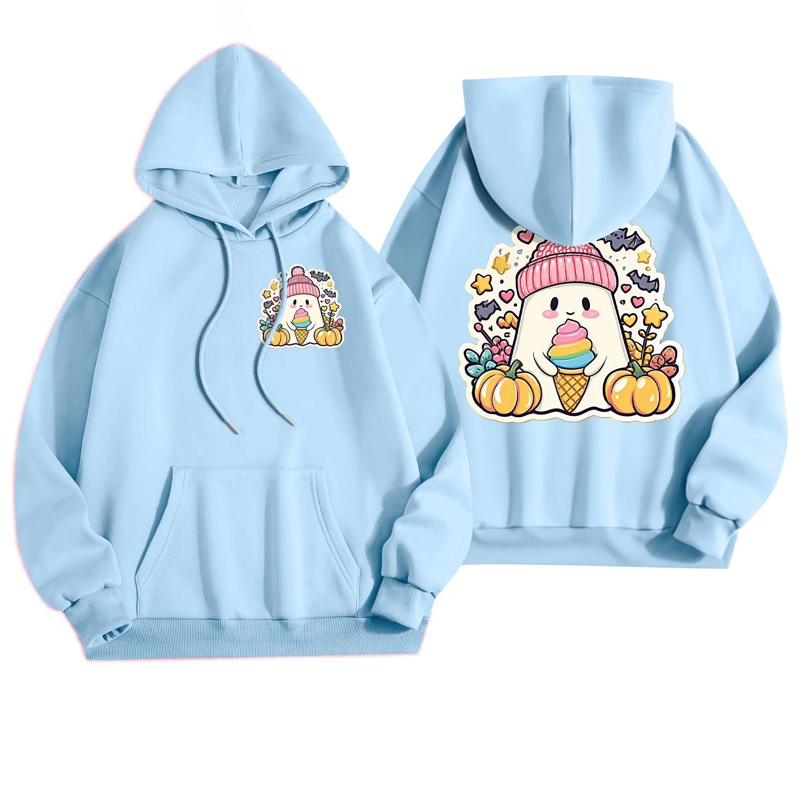 Женская повседневная модная толстовка с капюшоном и карманами с принтом на Хэллоуин XXL
Женская повседневная модная толстовка с капюшоном и карманами с принтом на Хэллоуин XXL