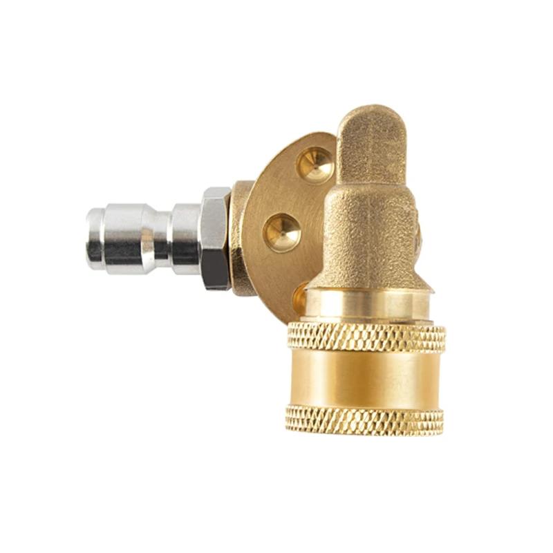 180° Pivoting Pressure Washer Coupler with 5 Angle Nozzle Tips, 1/4 Quick Connect Gutter Cleaner Attachment for Home Use
180° Pivoting Pressure Washer Coupler with 5 Angle Nozzle Tips, 1/4 Quick Connect Gutter Cleaner Attachment for Home Use