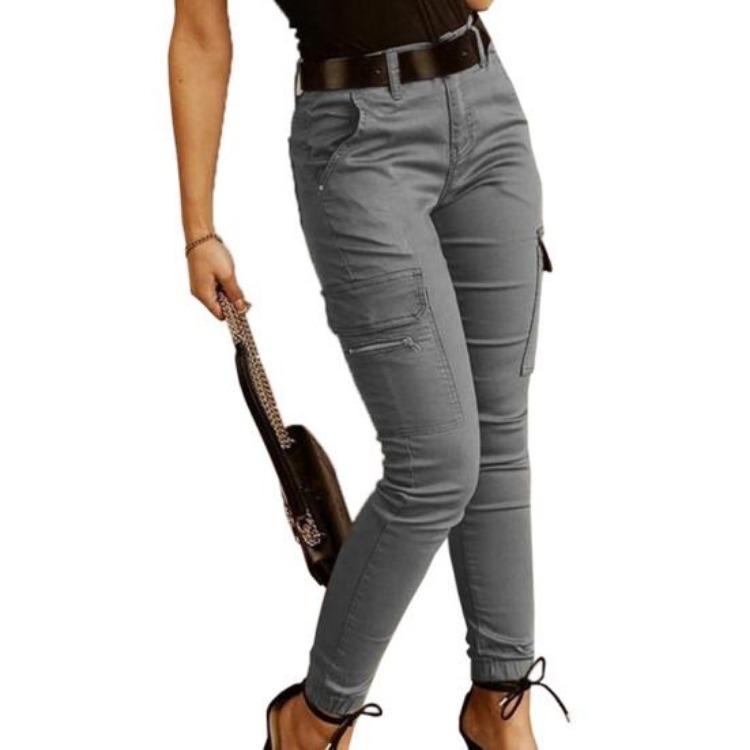 Elegant Office Lady Trousers Women Pants Solid Color Ankle Tied with Zipper Pockets Button for Autumn Winter S
Elegant Office Lady Trousers Women Pants Solid Color Ankle Tied with Zipper Pockets Button for Autumn Winter S