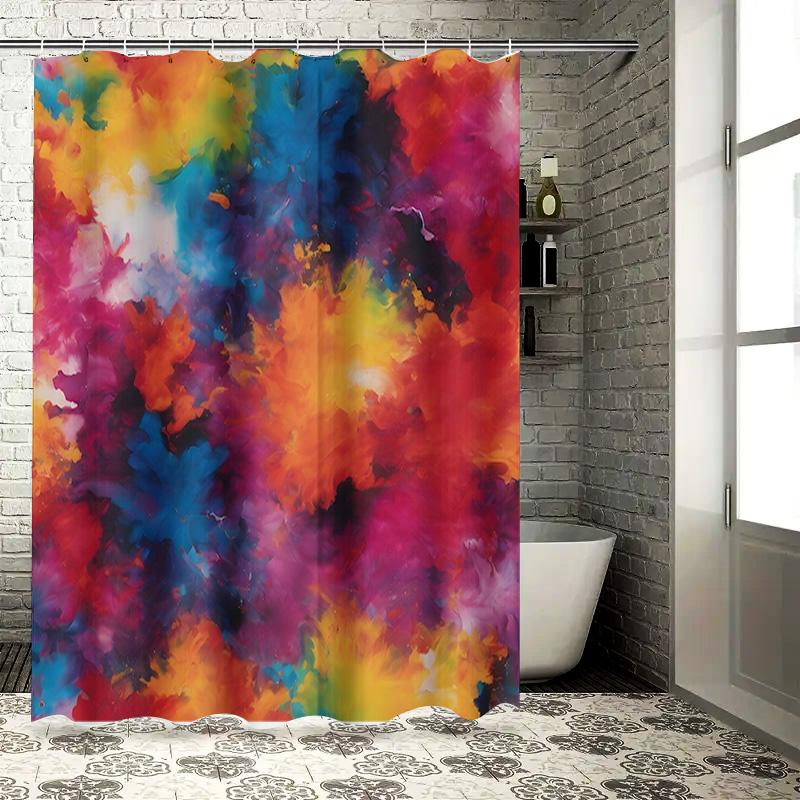 Colorful Shower Curtain Decor Bath Accessories For Home Bathroom Modern Rainfall Watercolor Design In Pink, Blue, Yellow Red 180 W60H190(CM)-1 Pcs
Colorful Shower Curtain Decor Bath Accessories For Home Bathroom Modern Rainfall Watercolor Design In Pink, Blue, Yellow Red 180 W60H190(CM)-1 Pcs