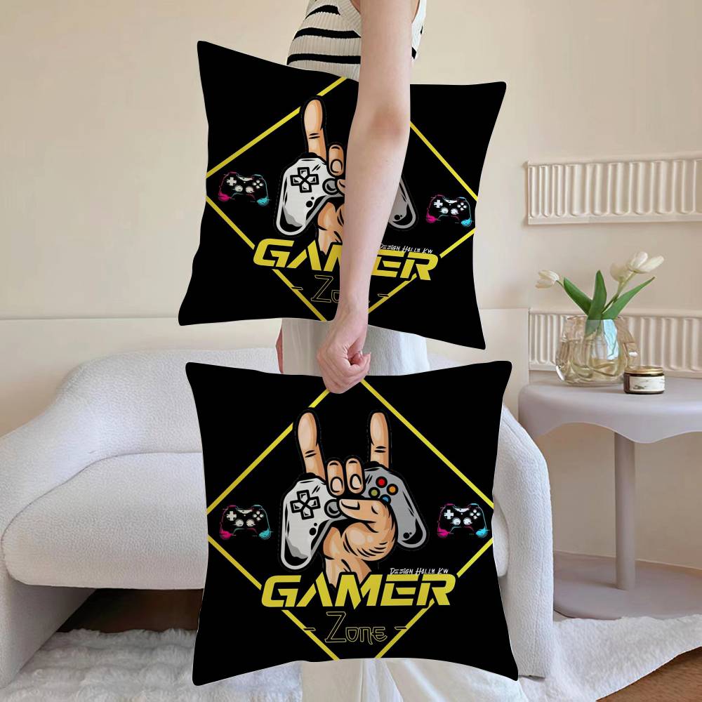 Colorful Graffiti Game Gamepad Pillow Case Anti-dustmite Pillowcase Invisible zipper silky Sofa cushion cover 12x12Inch
Colorful Graffiti Game Gamepad Pillow Case Anti-dustmite Pillowcase Invisible zipper silky Sofa cushion cover 12x12Inch