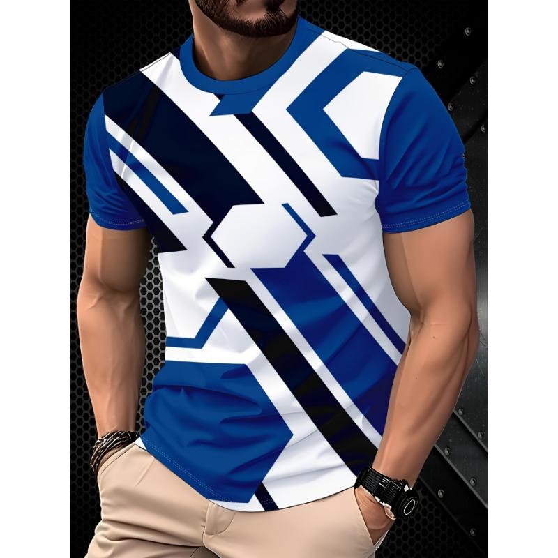 Trendy Printed Men s Streetwear 3D Print T-Shirt, Vintage American Style Men s Casual Fashion Round Neck Short Sleeve Quick-Dry Sports Tee S
Trendy Printed Men s Streetwear 3D Print T-Shirt, Vintage American Style Men s Casual Fashion Round Neck Short Sleeve Quick-Dry Sports Tee S