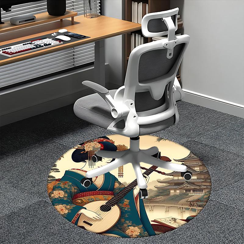 Traditional Japanese Kimono Chair mat Round Rug-Office carpet, Non-slip, Suitable for Living Rooms, Bedrooms decor.1205190a 80cm by 80cm
Traditional Japanese Kimono Chair mat Round Rug-Office carpet, Non-slip, Suitable for Living Rooms, Bedrooms decor.1205190a 80cm by 80cm
