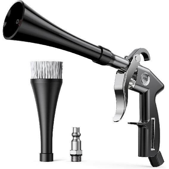 Tornado Car Cleaning Gun Interior Dryer Air Blow Gun, Automotive Tool Car Detailing Supplies High Pressure Air Gun, Car Detailing Cleaner Kit for Car чёрный
Tornado Car Cleaning Gun Interior Dryer Air Blow Gun, Automotive Tool Car Detailing Supplies High Pressure Air Gun, Car Detailing Cleaner Kit for Car чёрный