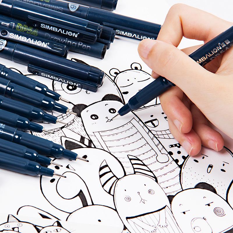 Lion Needle Waterproof Drawing Pens 0.05-0.8 Set for Sketching, Manga, and Tracing - Student Design 0.6mm
Lion Needle Waterproof Drawing Pens 0.05-0.8 Set for Sketching, Manga, and Tracing - Student Design 0.6mm