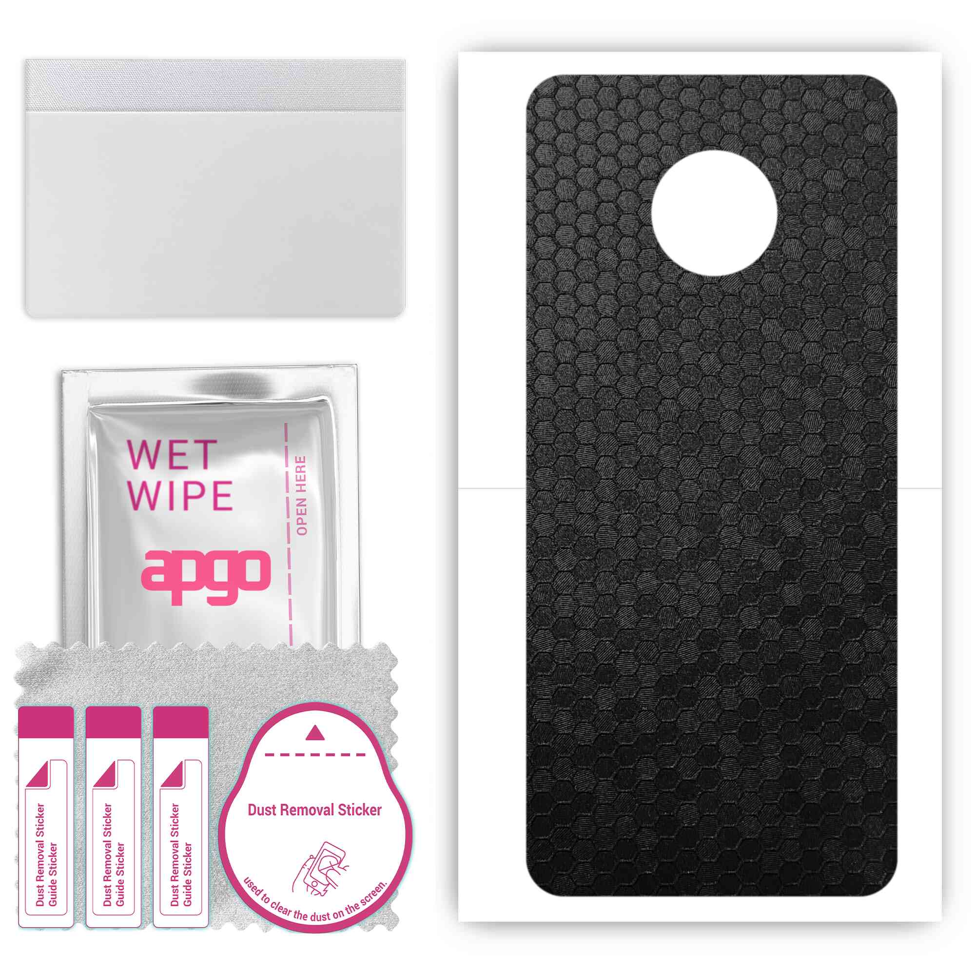 apgo Protective Skin Sticker for the back compatible with Doogee X95 Pro, Wrap Film, Foil, Vinyl - Pattern Black Honeycomb
apgo Protective Skin Sticker for the back compatible with Doogee X95 Pro, Wrap Film, Foil, Vinyl - Pattern Black Honeycomb